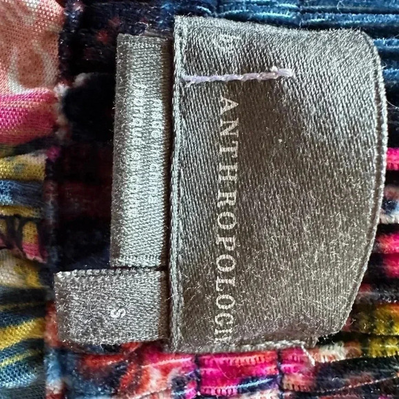 Like New Velvet Printed Anthropologie Pants - Picture 6 of 6